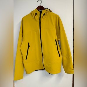 Eastern Mountain Sports EMS Endo Fleece-Lined Soft Shell Jacket Yellow Men’s XL